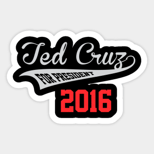 Ted Cruz For President Sticker